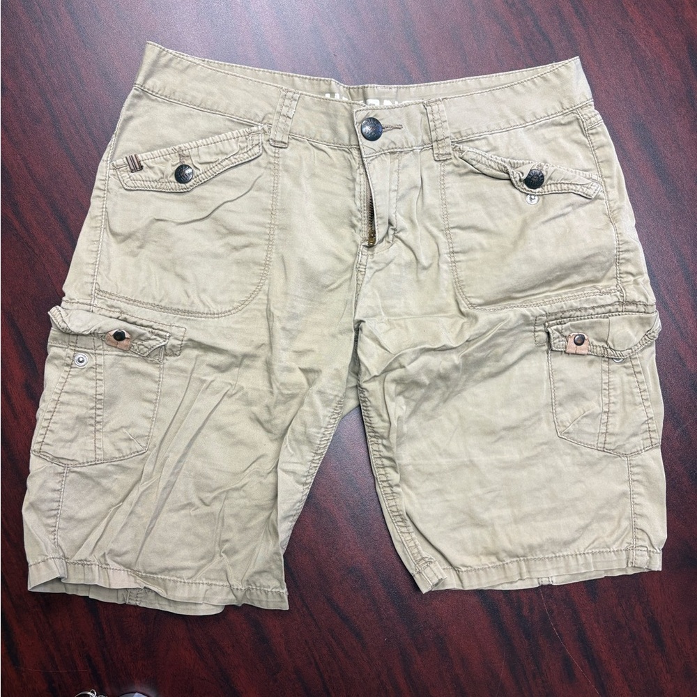 100% cotton cargo shorts